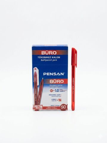 Pensan 2270 Tükenmez Kalem 1,0 Büro Kırmızı