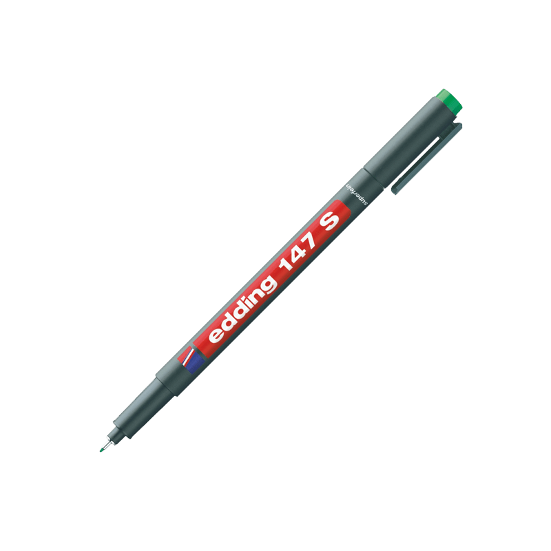 Edding 147S Asetat Kalemi Yeşil - Silgili