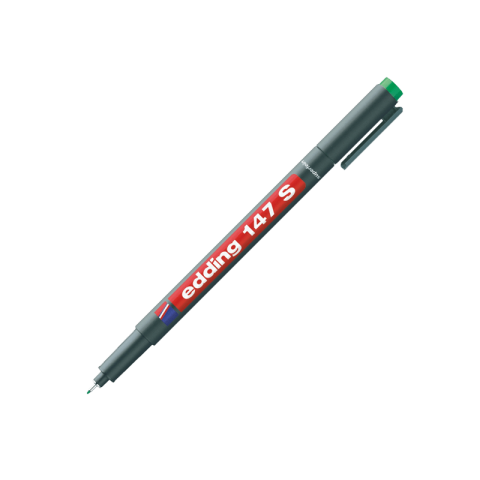 Edding 147S Asetat Kalemi Yeşil - Silgili