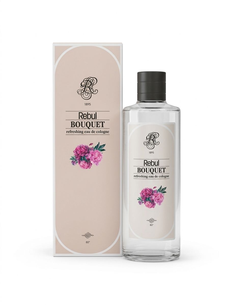 Rebul Bouquet Cam Şişe Kolonya 250 Ml