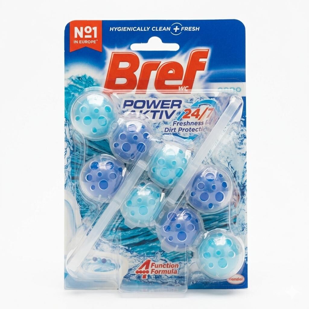 Bref Power Aktiv Katı Klozet Blok 2'li Ocean 100 Gr