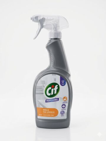 Cif Professıonal Güçlü Yağ Çözücü Sprey 750 Ml