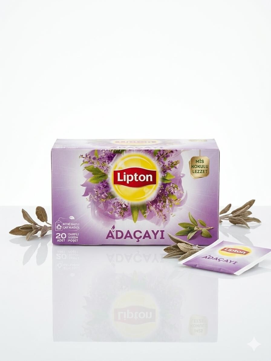 Lipton Bitki Çayı Adaçayı 20'li Paket