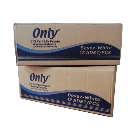 Only 33x31 Garson Katlama Peçete 100'lü 12 Paket