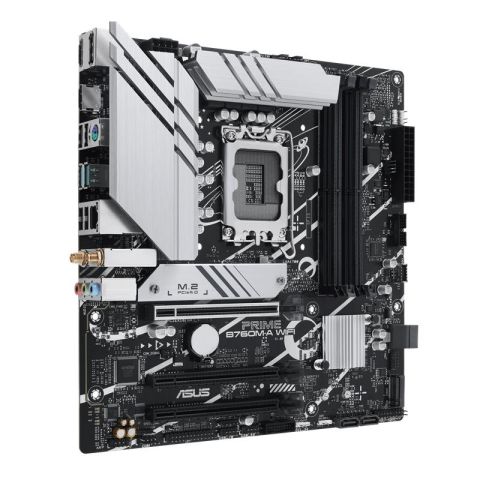 ASUS PRIME B760M-A WIFI DDR5 7200MHZ 2XHDMI 1XDP 2XM.2 USB 3.2 MATX 1700P (13. VE 12.NESİL İŞLEMCİ UYUMLU)