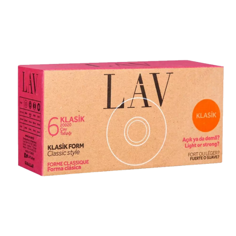 Lav LV-20020 Klasik Çay Tabağı 6'lı Paket