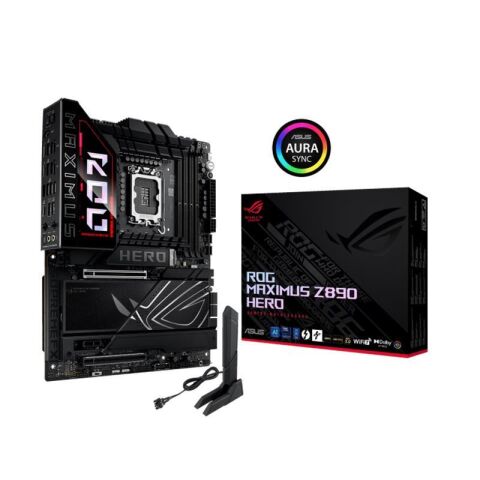 ASUS ROG MAXIMUS Z890 HERO DDR5 9200MT/S 1XHDMI 2XUSB TYPE-C 6XM.2 ATX 1851P (INTEL ULTRA PROCESSORS SERIES 2)