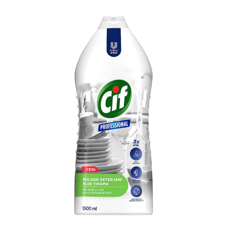 Cif Professıonal Elde Yıkama Bulaşık Deterjanı 1500 Ml