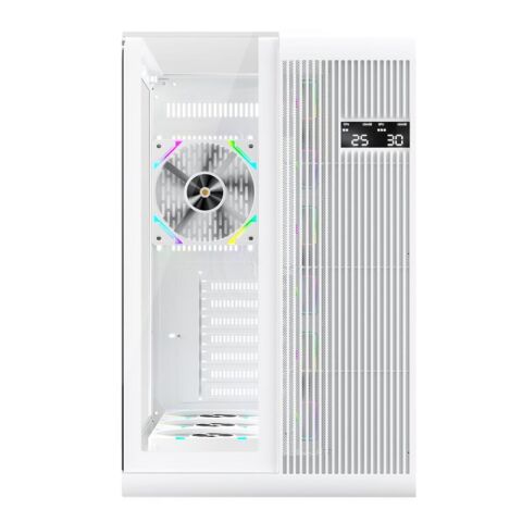 1ST PLAYER RT7 BEYAZ DIGITAL 850W 80+ GOLD FULL MODÜLER 4X12CM ARGB 3 TARAFLI TEMPERLİ CAM USB 3.0 - TYPE C ATX KASA