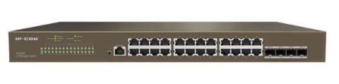 IP-COM G5328P-24-410W 24 PORT GIGABIT+ 4XGB SFP UPLINK L3 YONETILEBILIR 470W POE RACKMOUNT SWITCH