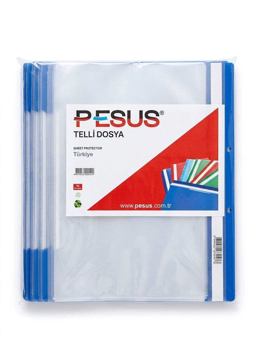 Pesus 7730 Eco Mavi Telli Dosya 50'Li Paket