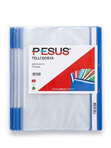 Pesus 7730 Eco Mavi Telli Dosya 50'Li Paket
