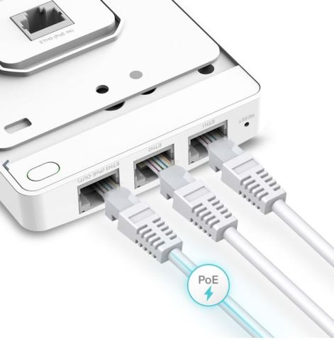 TP-LINK EAP235-WALL 2.4/5GHZ 1167MBPS AC1200 KABLOSUZ DUVAR TIPI ACCESS POINT