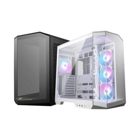 MSI MAG PANO 100R PZ TEMPERLİ CAM 3X120MM 1X120MM ARGB FAN MATX PANORAMİK GAMING BİLGİSAYAR KASA SİYAH