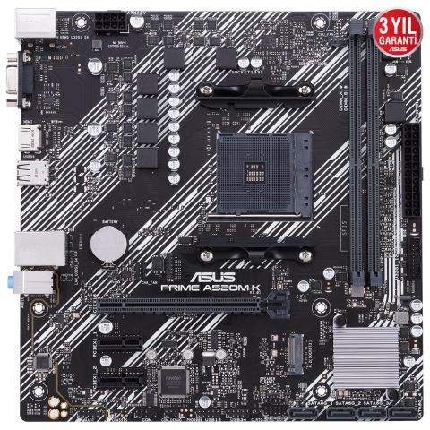 ASUS PRIME A520M-K DDR4 4600MHZ VGA HDMI M.2 USB 3.2 PCIE 3.0 MATX AM4