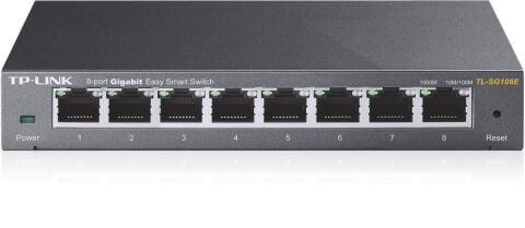 TP-LINK TL-SG108E 8 PORT GIGABIT EASY SMART YÖNETİLEBİLİR METAL KASA SWITCH