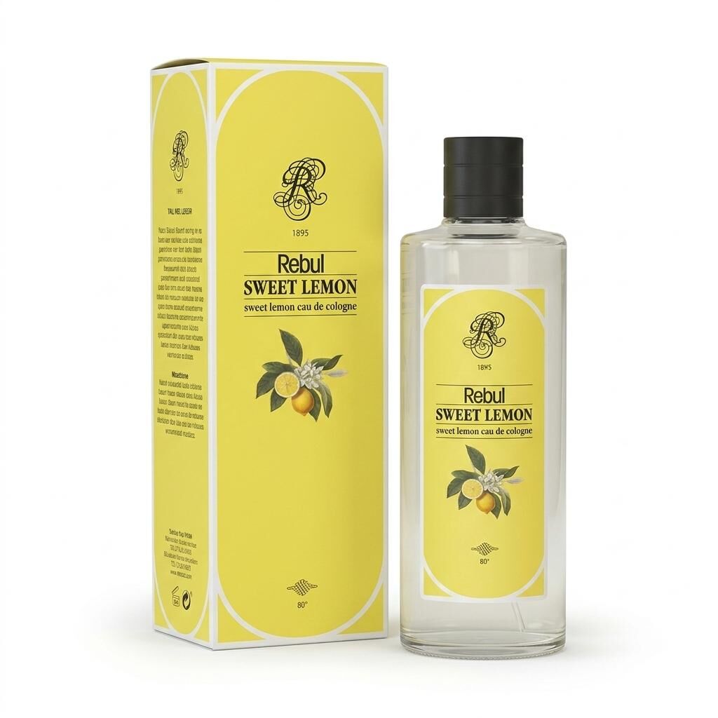 Rebul Sweet Lemon Cam Şişe Kolonya 250 Ml