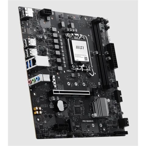 MSI PRO B860M-E DDR5 9066MHZ 1XHDMI 1XDP 2XM.2 USB MATX 1851P(INTEL ULTRA PROCESSORS SERIES 2)