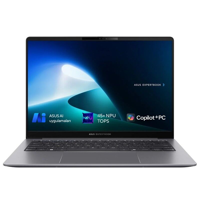 ASUS EXPERTBOOK P5405 AI COPILOT+ 2.NESİL CORE ULTRA 7 258V 32GB 1TB SSD 14 DOS - YAPAY ZEKA DESTEKLİ KURUMSAL LAPTOP