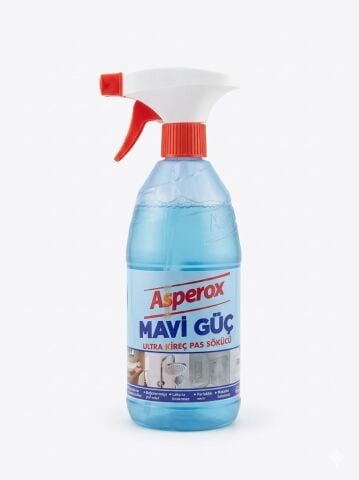 Asperox Mavi Güç Ultra Kireç Çözücü Sprey 650 Ml