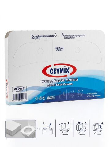Ceymop Klozet Kapak Örtüsü 250'Li Paket