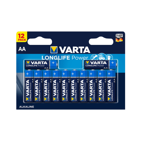 Varta 9382 Longlife Power AA Kalem Pil 12'li Paket