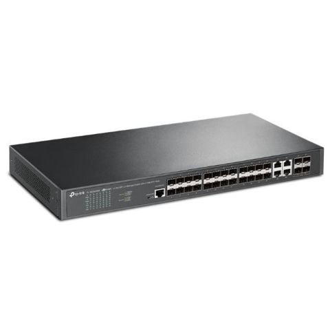 TP-LINK OMADA TL-SG3428XF 24 PORT SFP L2+ 4X10GE SFP+ SLOTS YÖNETİLEBİLİR RACKMOUNT SWITCH
