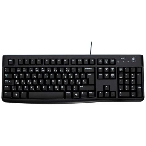 LOGITECH K120 F USB KLAVYE SIYAH 920-004163 KABLOLU