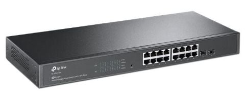 TP-LINK TL-SG2218 16 PORT GIGABIT+2 SFP YONETILEBILIR RACMOUNT JETSTREAM SWITCH