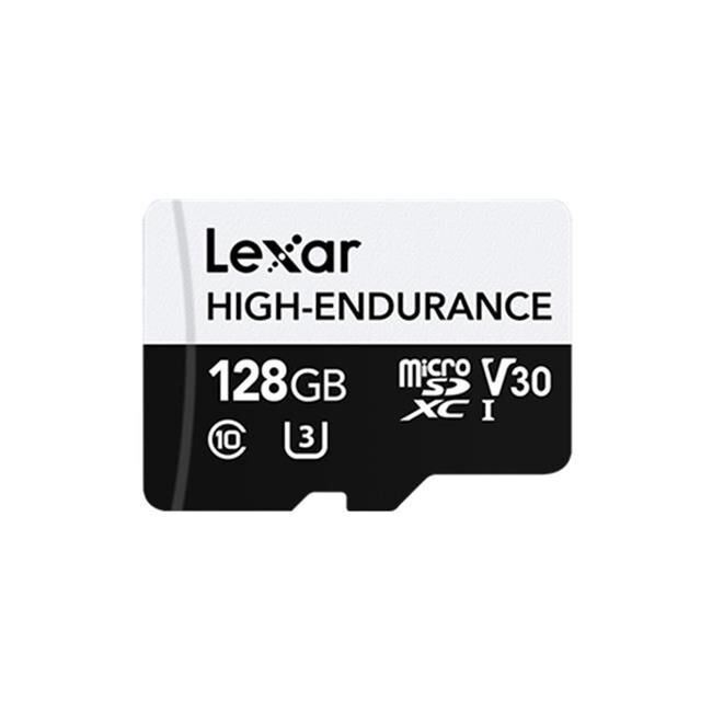 128GB LEXAR LMSHGED128G-BCNNG MICROSD HIGH-ENDURANCE MİCROSDHC/MICROSDXC C10 A1 V30 U3 HAFIZA KARTI