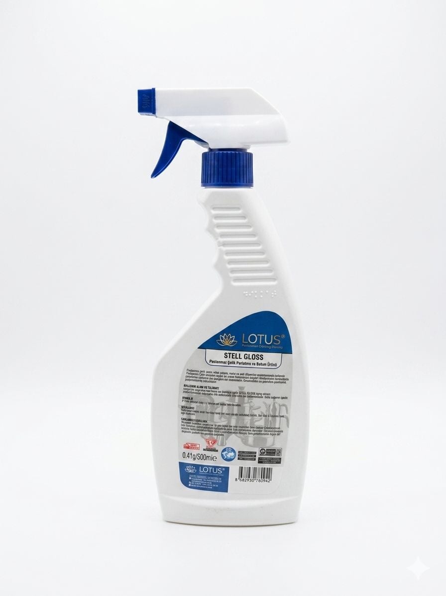 Lotus Steel Gloss Paslanmaz Çelik Parlatıcı 500 Ml