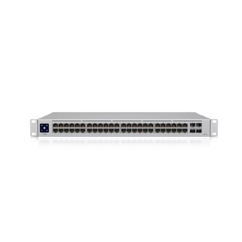 UBNT USW-48-POE 48 PORT GIGABIT + 4X1GB SFP UPLINK 195W POE YÖNETİLEBİLİR RACKMOUNT SWITCH