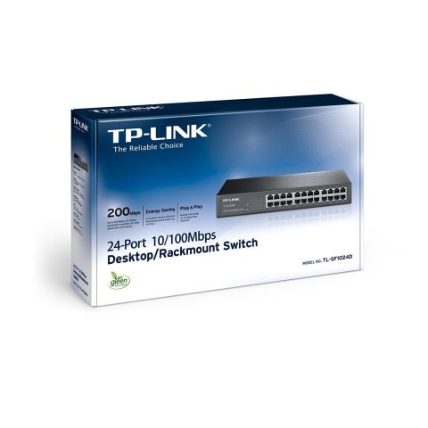 TP-LINK TL-SF1024D 24 PORT 10/100 METAL SWITCH