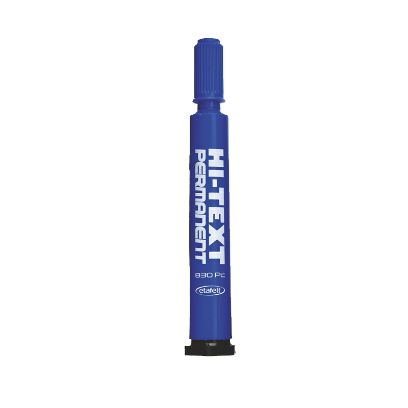 Hi-Text 830Pc Kesik Uç Koli Kalemi Mavi
