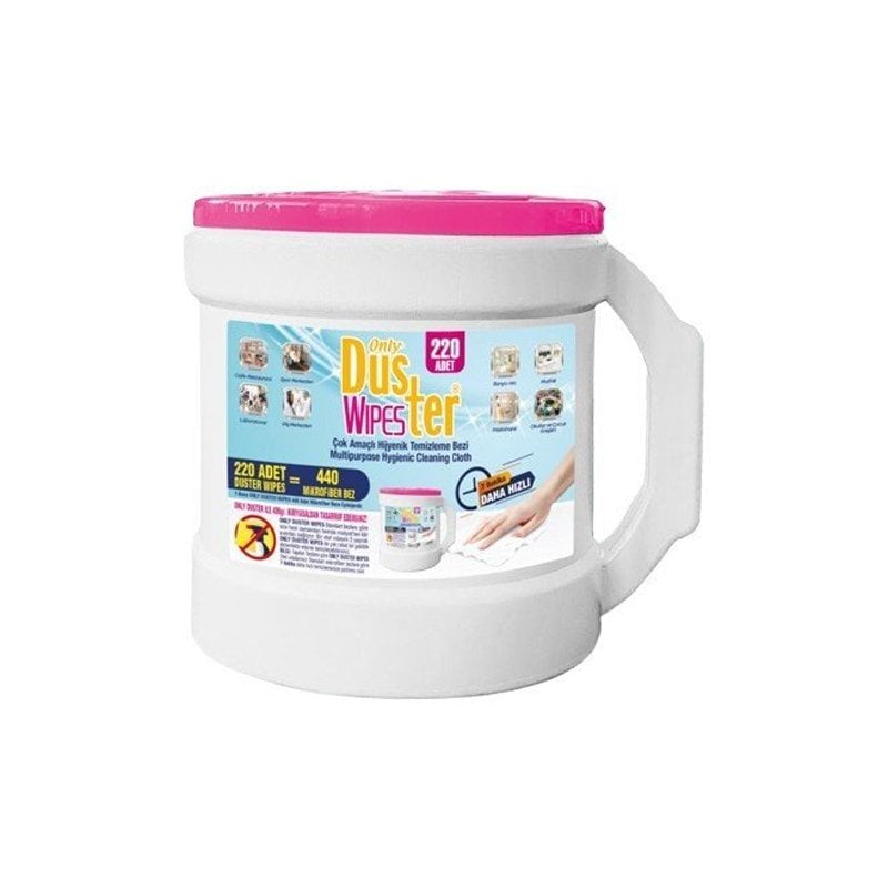 Only Duster Wipes Antibakteriyel Islak Mendil 220'li