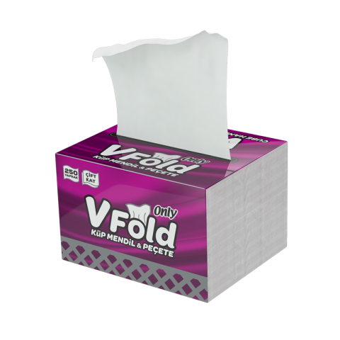 Only V Fold Küp Mendil & Peçete 250'li 24 Paket