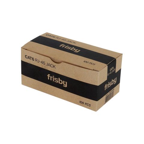 FRISBY FNW-RJ4520N CAT6 RJ45 UTP ALTIN UÇ 100 ADET