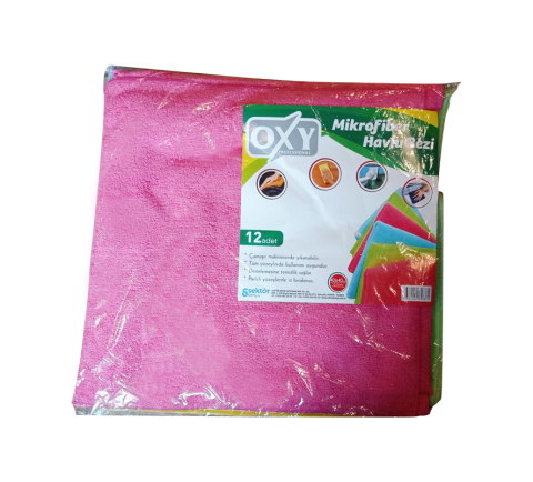 Oxy Microfiber Temizlik Bezi 40 x 40 Cm