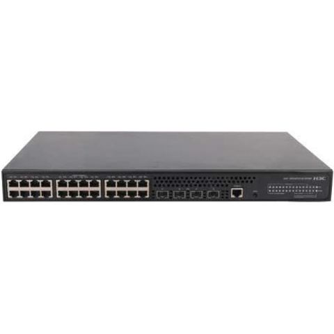 H3C S5024PV3-EI-HPWR 24 PORT GIGABIT + 4X1GB SFP UPLINK YONETILEBILIR L2 370W POE RACKMOUNT SWITCH