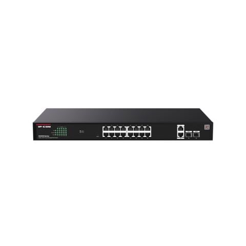 IP-COM G2220P-16-250W 16 PORT GIGABIT+2XRJ45/SFP UPLINK 250W POE CLOUD YÖNETİLEBİLİR RACKMOUNT SWITCH