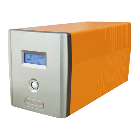 MAKELSAN LION 1200VA 1F/1F (2X7AH) 5/10DK LINE INTERAKTIF UPS