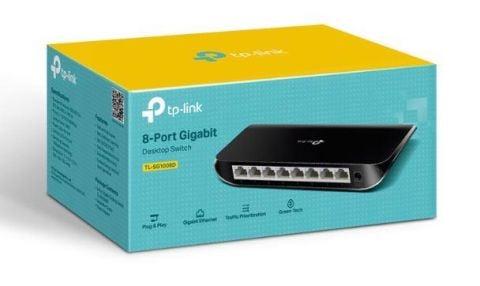 TP-LINK TL-SG1008D 8 PORT 10/100/1000 GBIT SWITCH