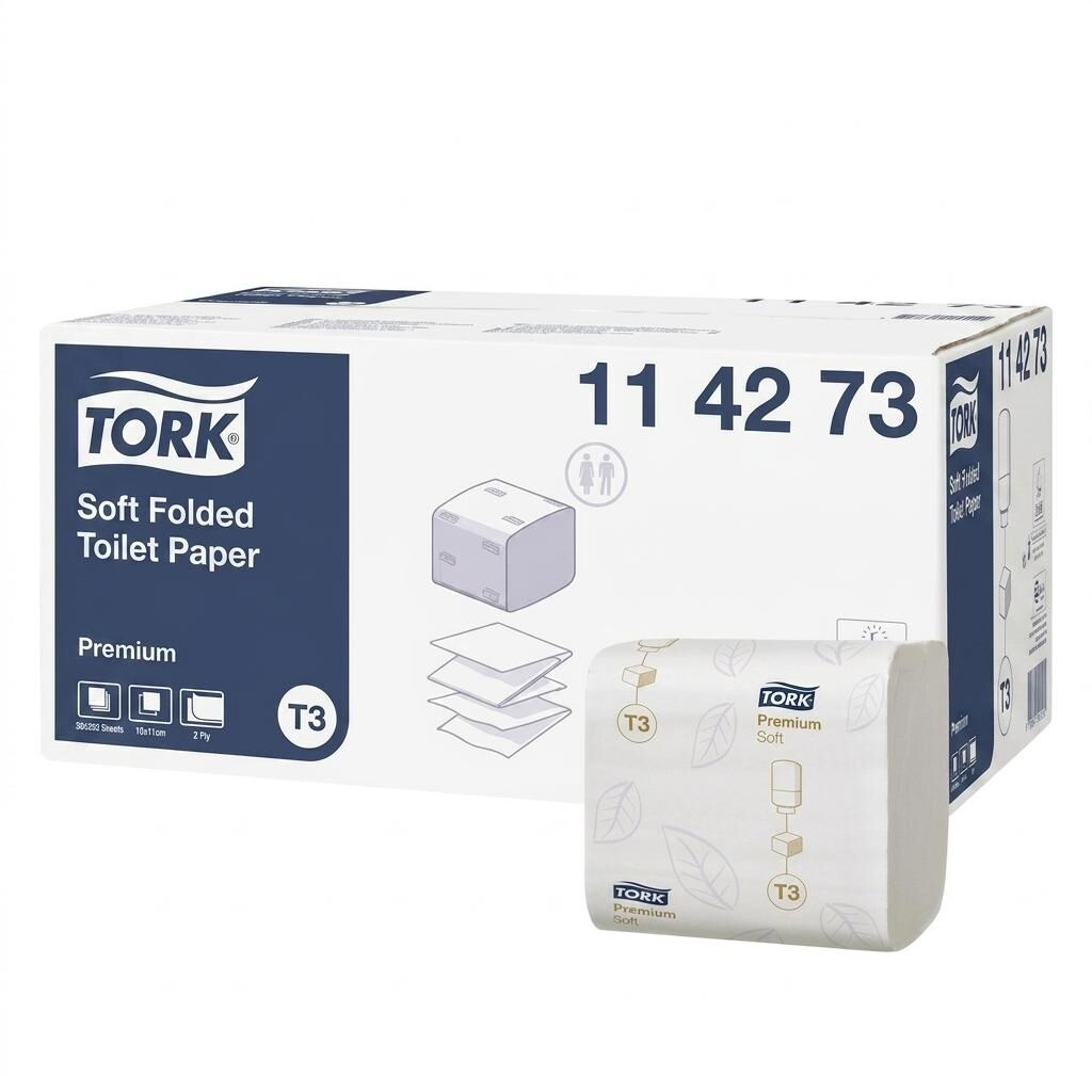 Tork Tuvalet Kağıdı Premium Katlamalı 252 x 30'Lu Paket