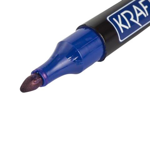 Kraf 220 Yuvarlak Uç Koli ve Kağıt Kalemi Mavi