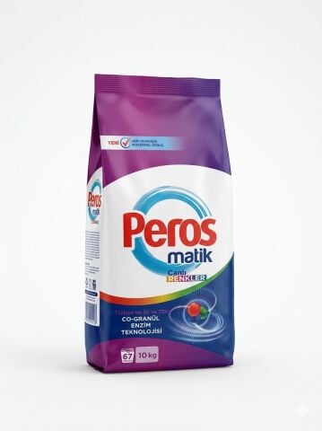 Peros Matik Canlı Renkler İçin Çamaşır Deterjanı 10 Kg