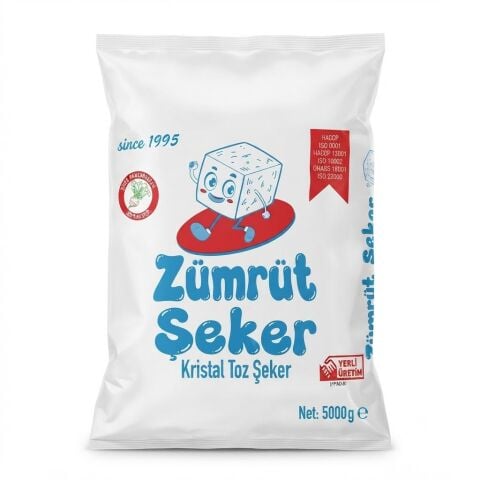 Zümrüt Toz Şeker 5 Kg