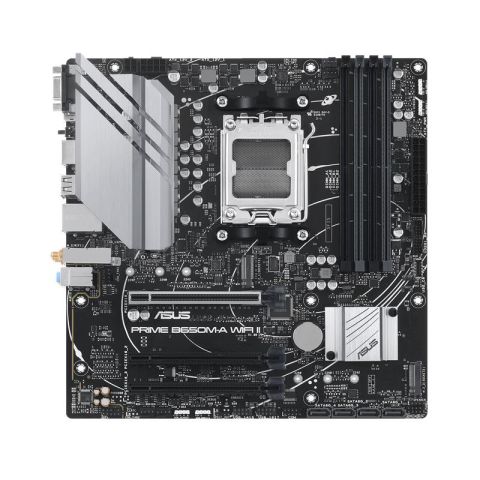 ASUS PRIME B650M-A WIFI II DDR5 6400MHZ 1XVGA 1XHDMI 1XDP 2XM.2 USB 3.2 MATX AM5