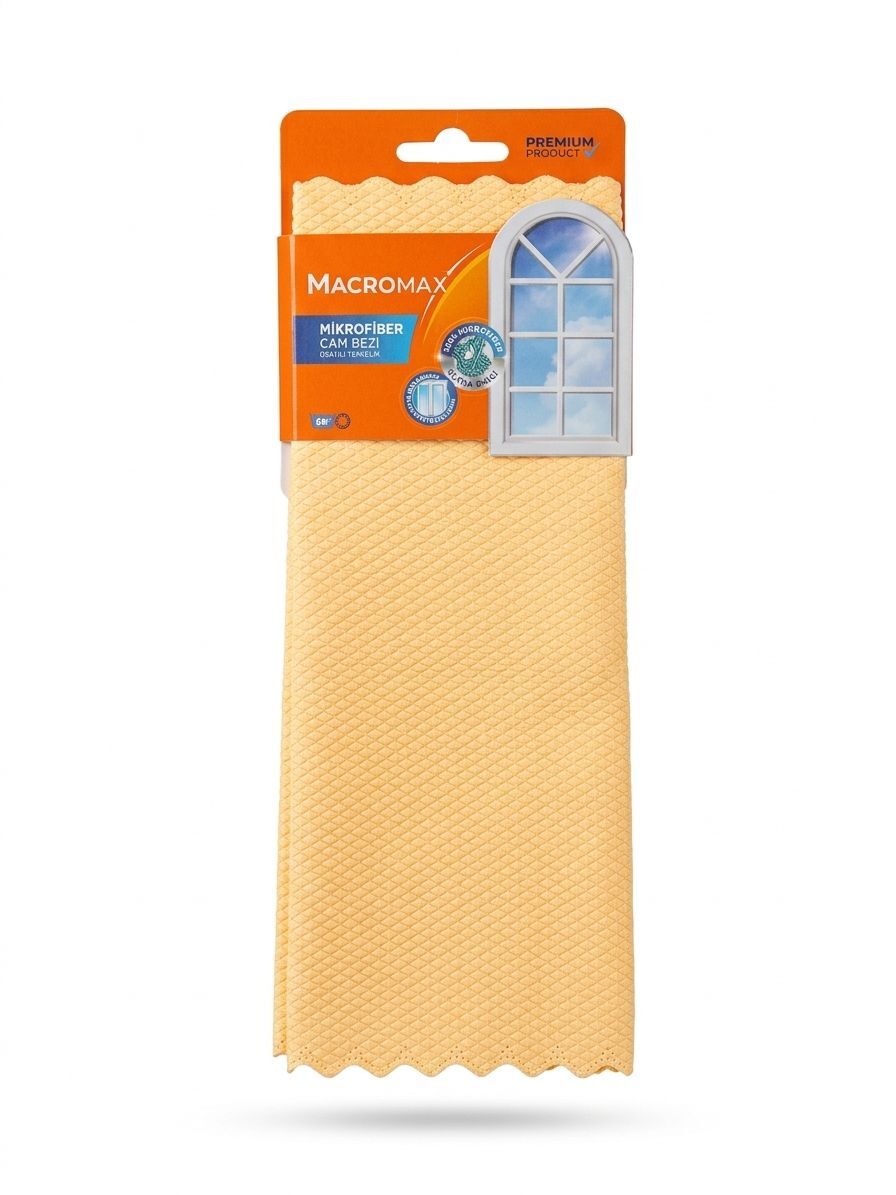 Macromax Mikrofiber Cam Bezi Tekli