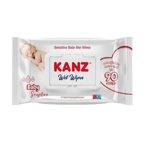 Kanz Sensitive Islak Havlu 90' lı Paket